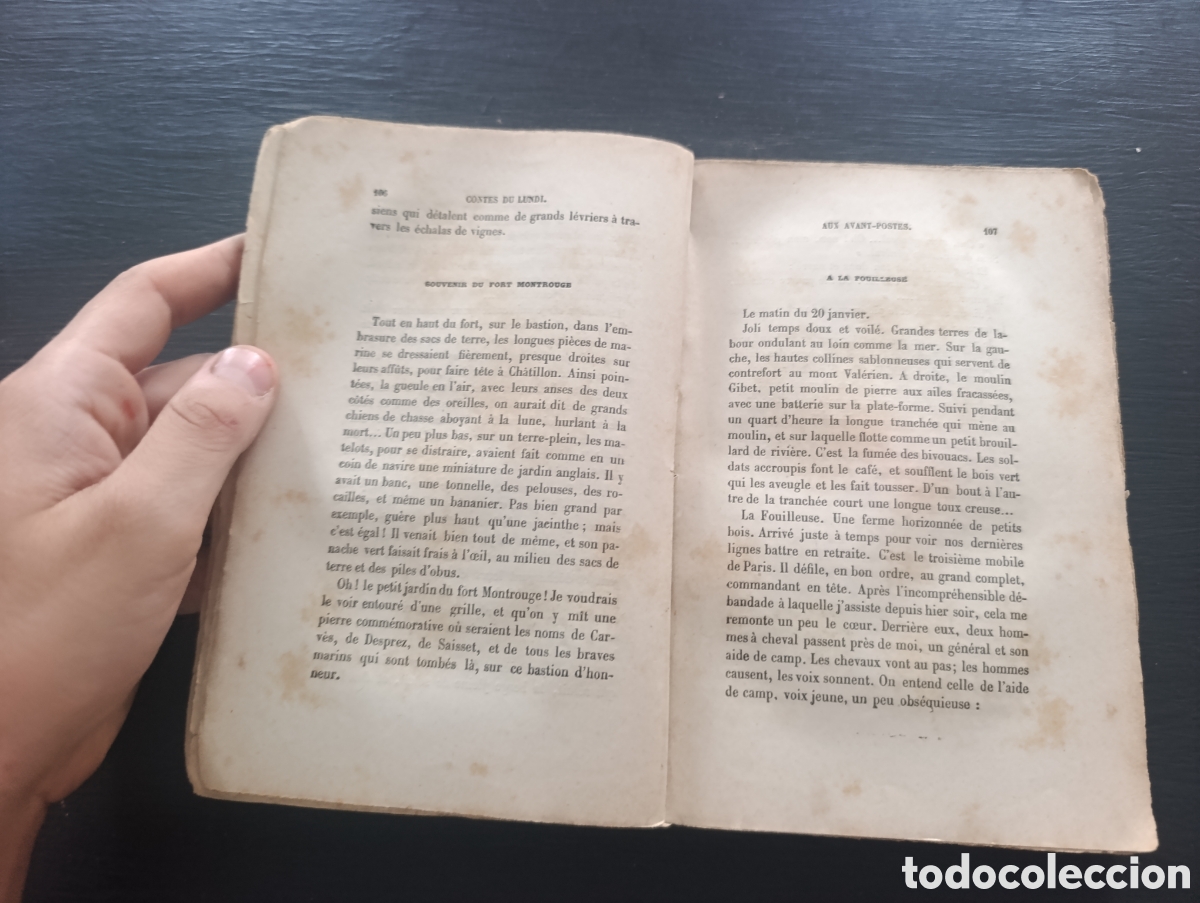 Libros antiguos: ALPHONSE DAUDET CONTES DU LUNDI. 1880 - Foto 2