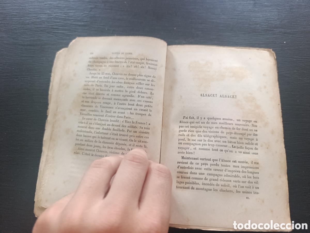 Libros antiguos: ALPHONSE DAUDET CONTES DU LUNDI. 1880 - Foto 3