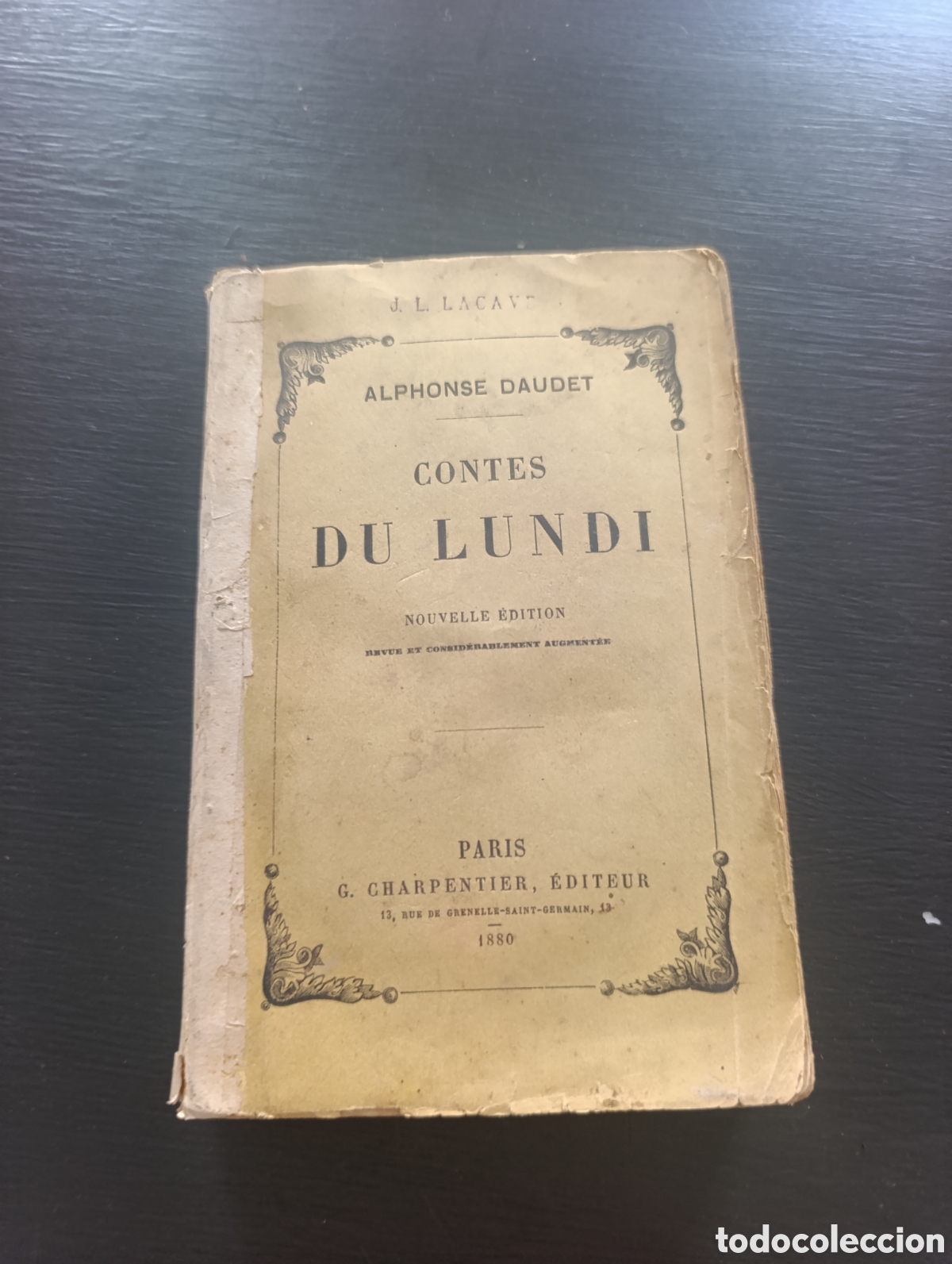 Libros antiguos: ALPHONSE DAUDET CONTES DU LUNDI. 1880 - Foto 1