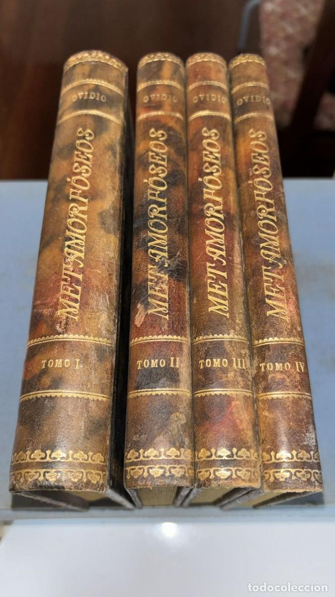 Libros antiguos: METAMORFOSEOS O TRANSFORMACIONES DE OVIDIO 1805-1819 IMPRENTA REAL OBRA ESPECTACULAR