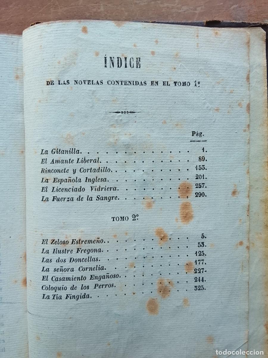 Libros antiguos: Novelas ejemplares, Cervantes. 1842 - Foto 5
