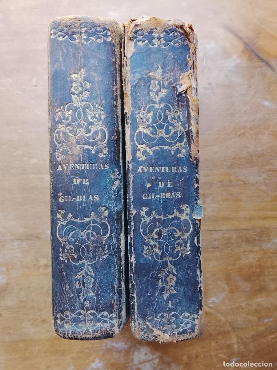 Libros antiguos: Aventuras de Gil Blas 1842, dos tomos
