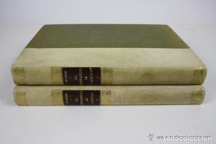Libros antiguos: EL BERNARDO DEL CARPIO. BERNARDO DE VALBUENA. ED.VIADER. 2 VOLS.1914