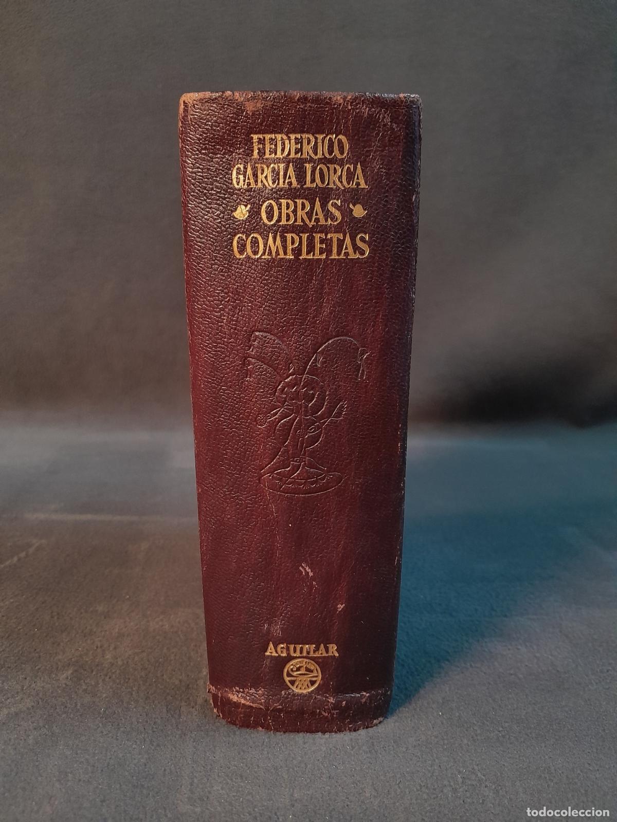 Libros antiguos: L-588. FEDERICO GARC&Iacute;A LORCA. OBRAS COMPLETAS. AGUILAR MADRID, 1960.