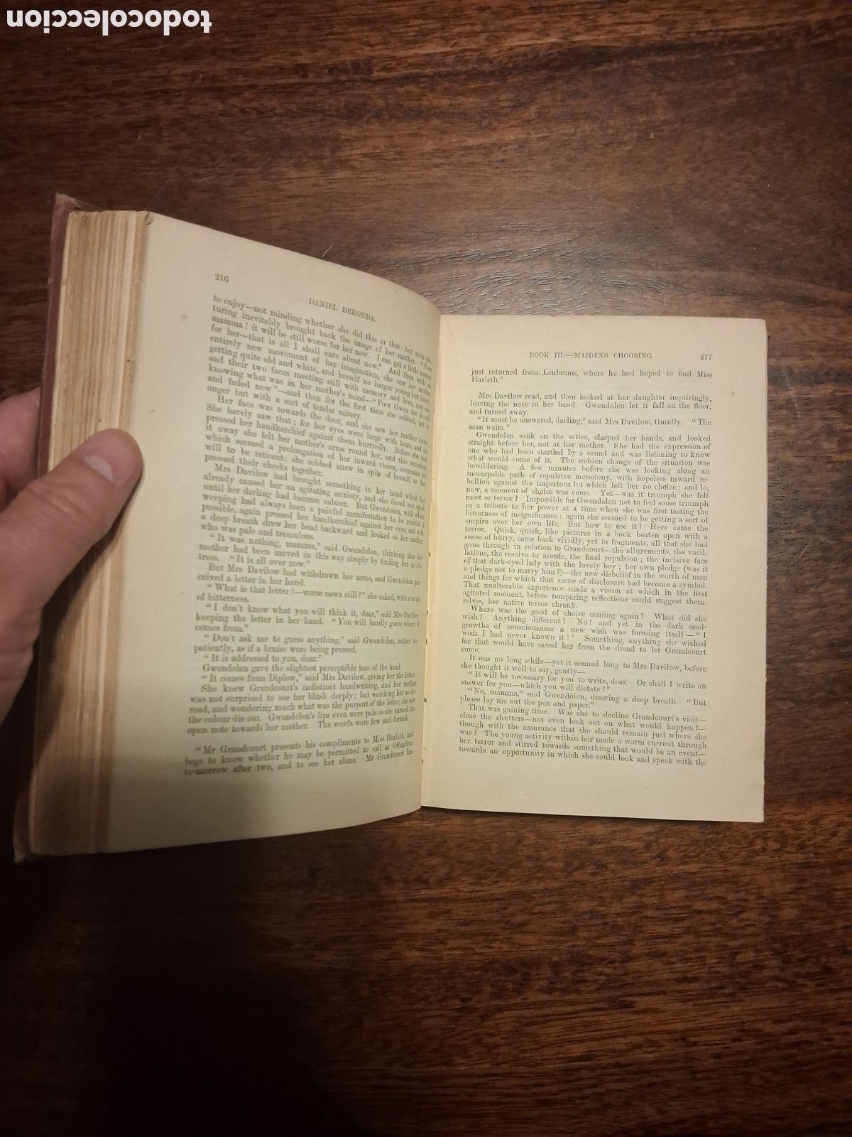 Libros antiguos: Daniel Deronda, George Eliot - Foto 6