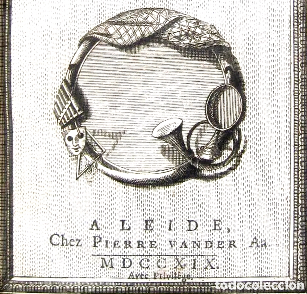 Libros antiguos: A&ntilde;o 1719 El Gorgojo Los Cautivos Antigua Roma Comedias de Plauto Grabados Plaute Plautus T3