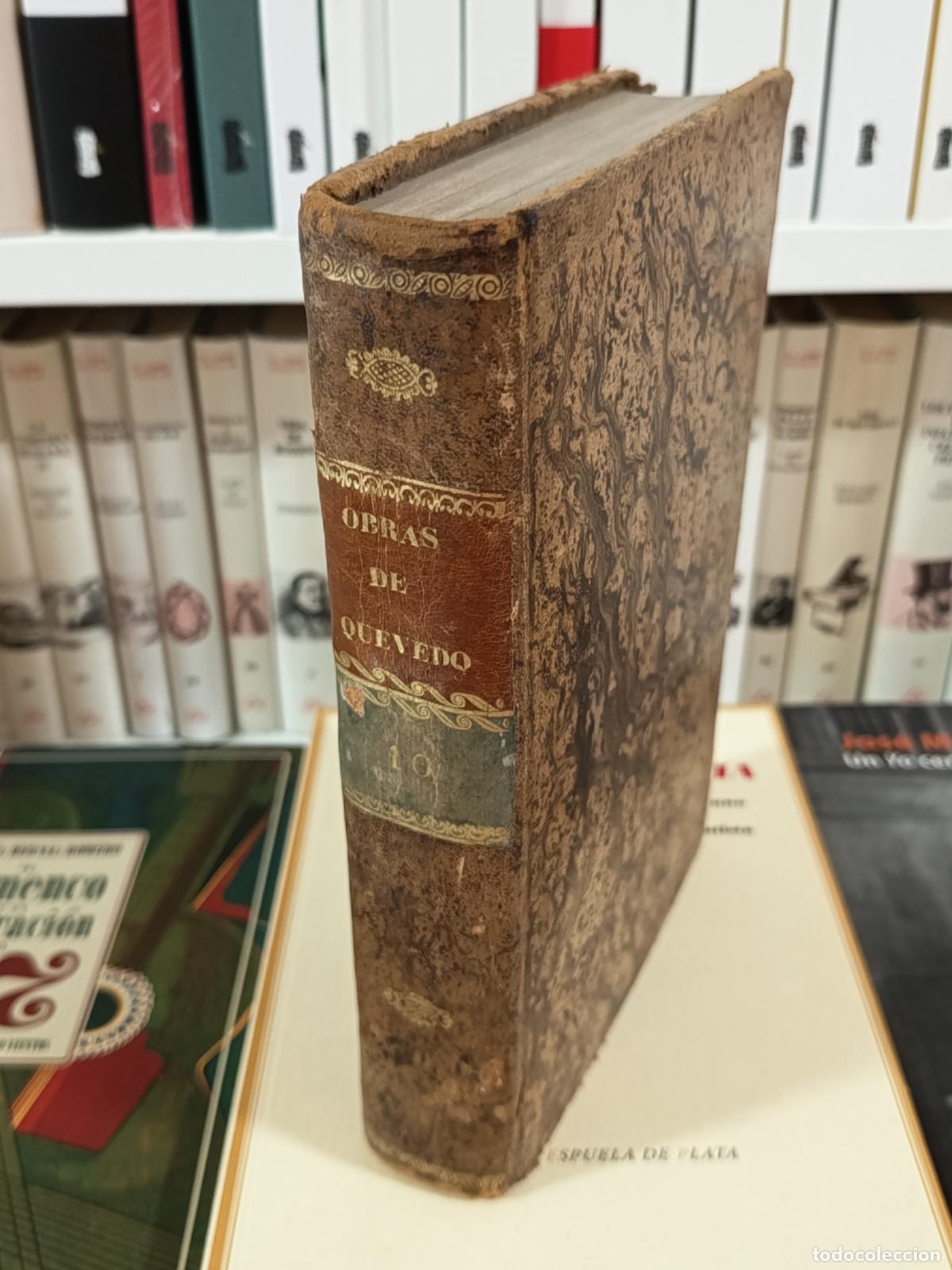 Libros antiguos: 1792 - FRANCISCO DE QUEVEDO / PABLO ANTONIO DE TARSIA. Obras. Tomo X - ANTONIO DE SANCHA