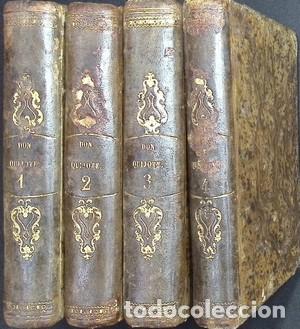 Libros antiguos: El Ingenioso Hidalgo Don Quijote de la Mancha, 4 tomos. 1829 - CERVANTES SAAVEDRA, MIGUEL DE
