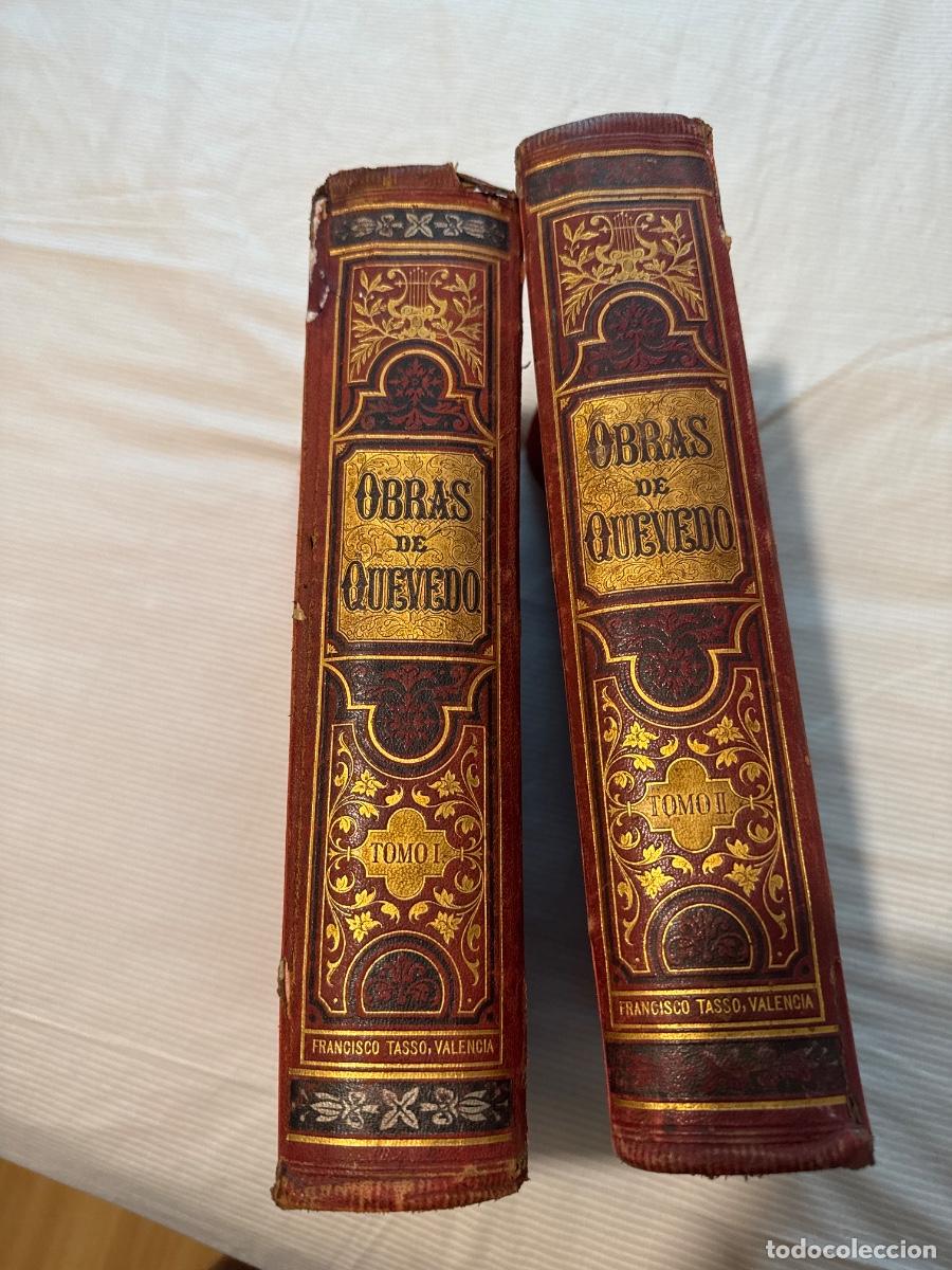 Libros antiguos: Obras de Quevedo . Terraza, Aliena y compa&ntilde;&iacute;a - Foto 3