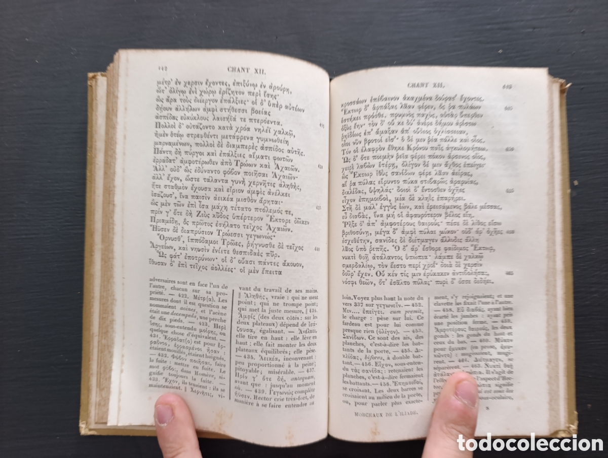 Libros antiguos: HOM&Egrave;RE MORCEAUX CHOISIS DE LILIADE - Foto 5