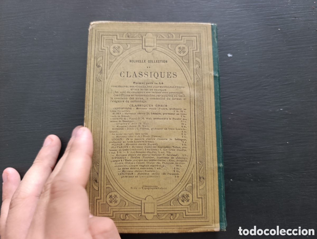 Libros antiguos: HOM&Egrave;RE MORCEAUX CHOISIS DE LILIADE - Foto 7