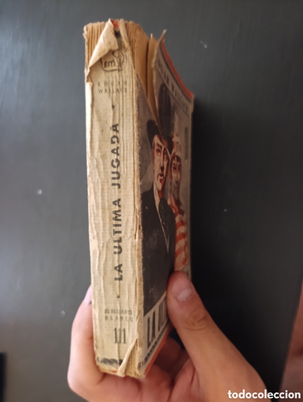 Libros antiguos: EDGAR WALLACE LA ULTIMA JUGADA - Foto 6