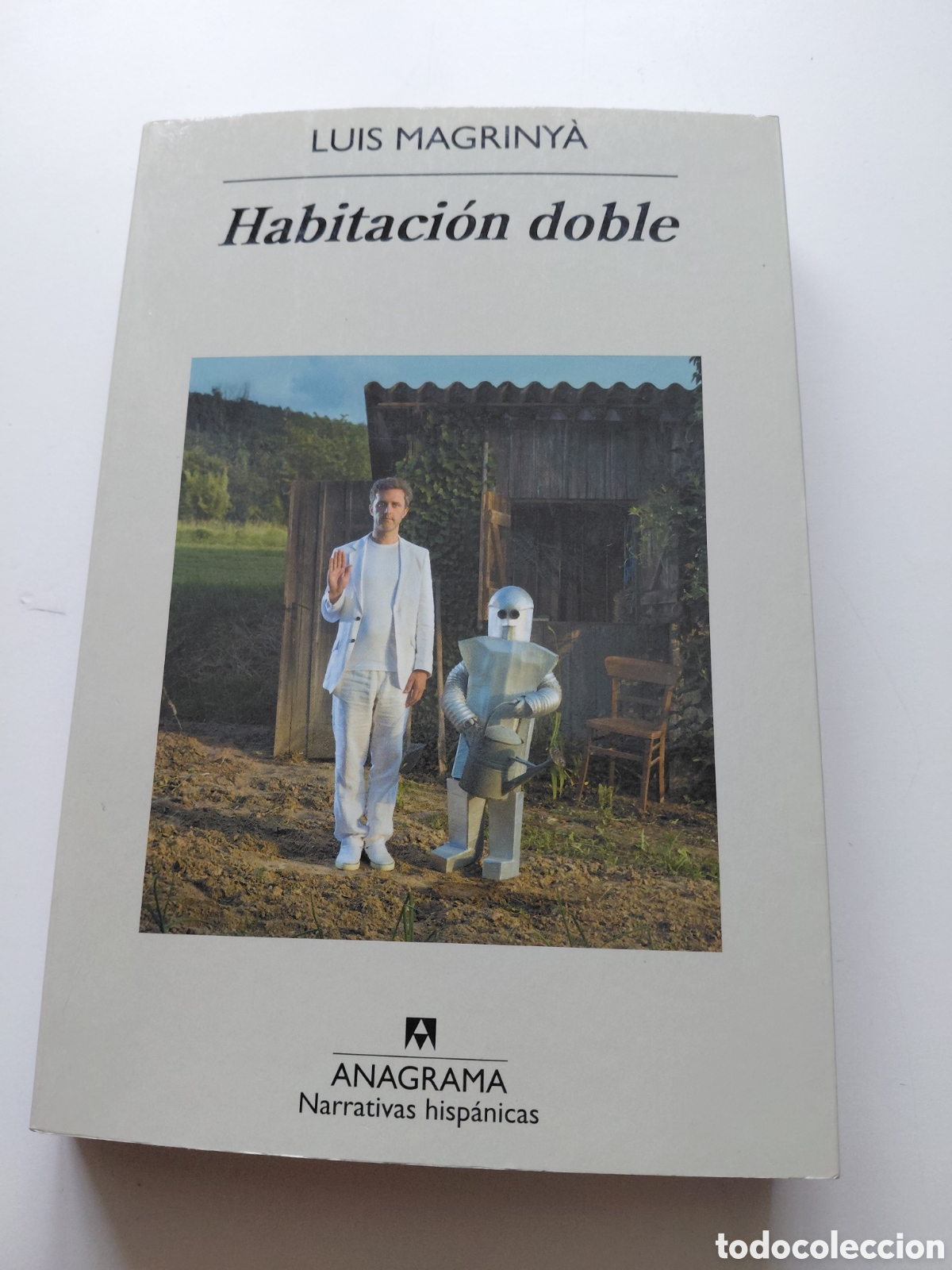 Libros antiguos: (Dedicatoria)Habitaci&oacute;n doble Luis Magriny&agrave;. Anagrama 2010 in 4 rustica solapas Dedicatoria autograf