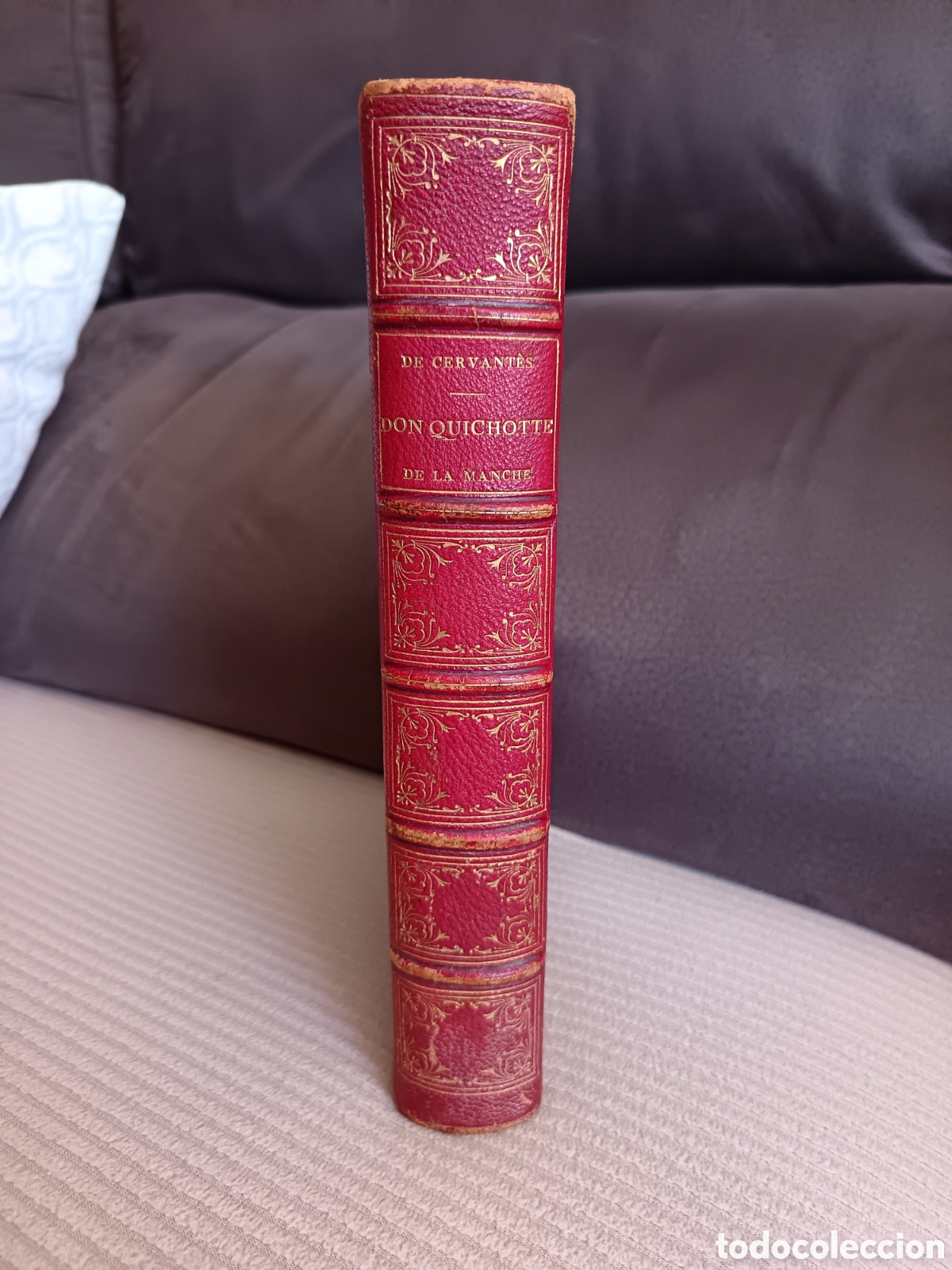 Libros antiguos: Don Quijote de la Mancha (1877) &ndash; Edici&oacute;n antigua ilustrada &ndash; Alfred Mame et Fils