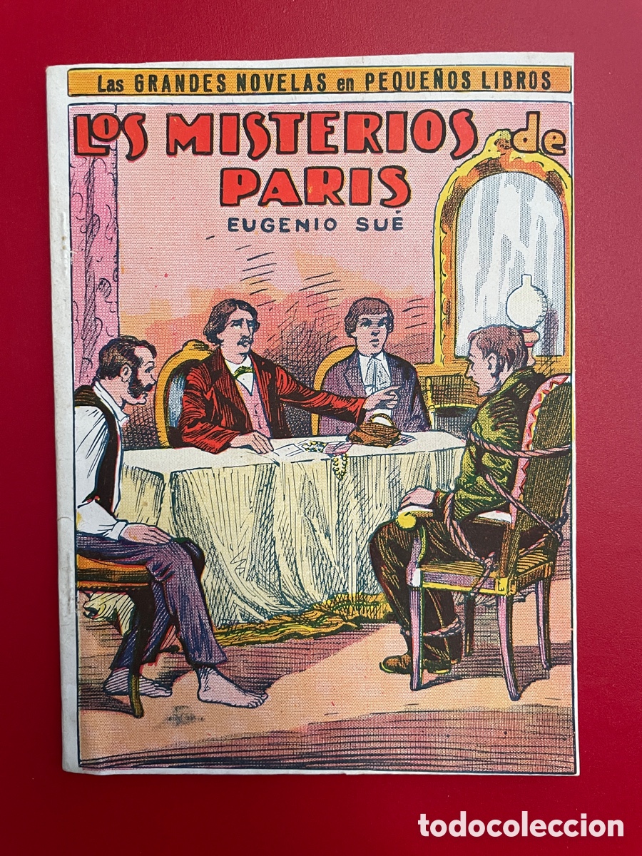 Libros antiguos: Los misterios de Par&iacute;s. Eugenio Su&eacute;. Editorial el gato negro. A&ntilde;os 20-30.
