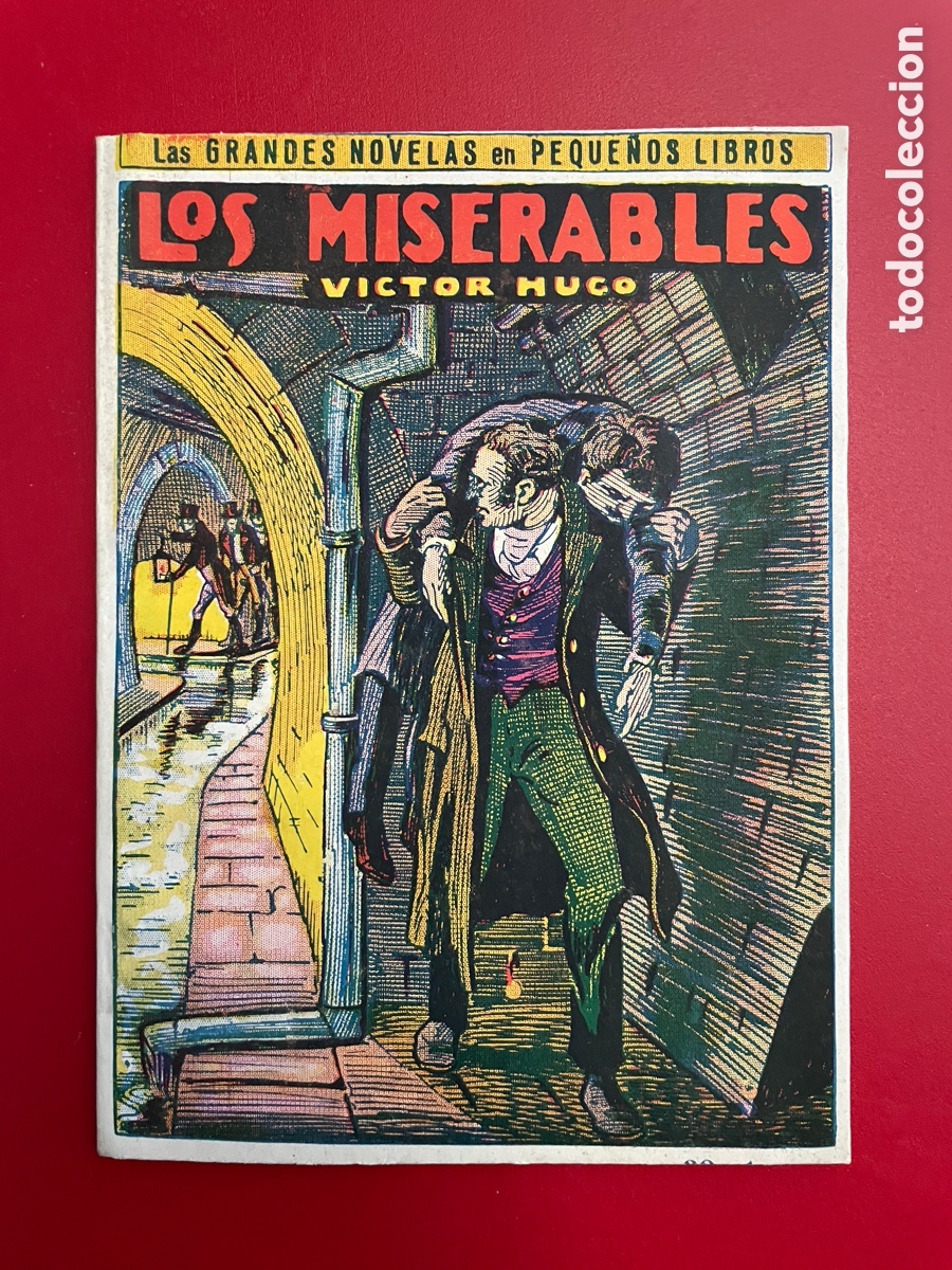 Libros antiguos: Los miserables. V&iacute;ctor Hugo. Editorial El Gato Negro. A&ntilde;os 20-30.