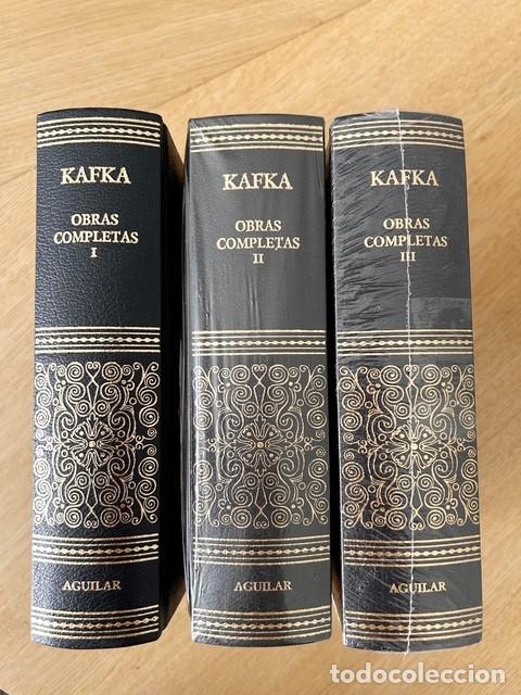 Libros antiguos: Franz Kafka. Obras Completas. 3 tomos. Aguilar 2004. Edici&oacute;n &iacute;ntegra en estuche. Precintados