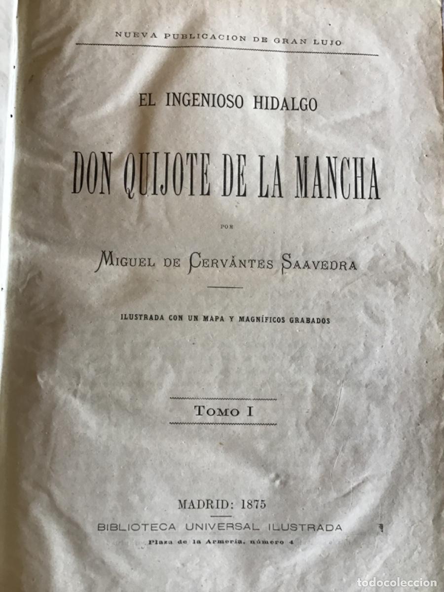Libros antiguos: El ingenioso hidalgo D. Quijote de la Mancha, Cervantes, Madrid, Biblioteca Universal Ilustrada, 187