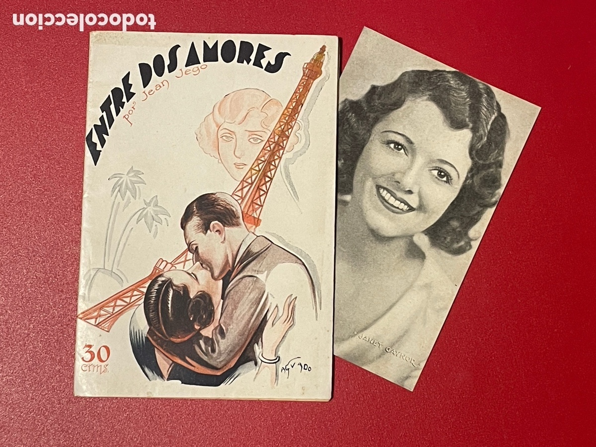 Libros antiguos: Entre dos amores. Jean Jego. Mi novela. N&uacute;mero ocho. A&ntilde;os 20-30.