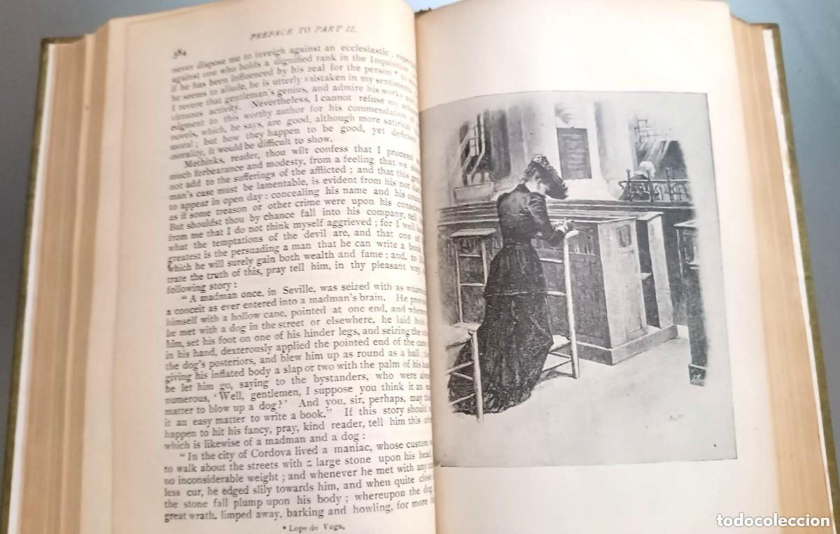 Libros antiguos: El Quijote de Cervantes, Donohue Henneberry & Co, 1890