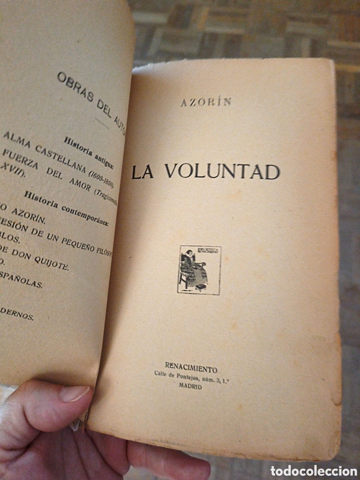 Libros antiguos: La voluntad. Azorin. - Foto 3