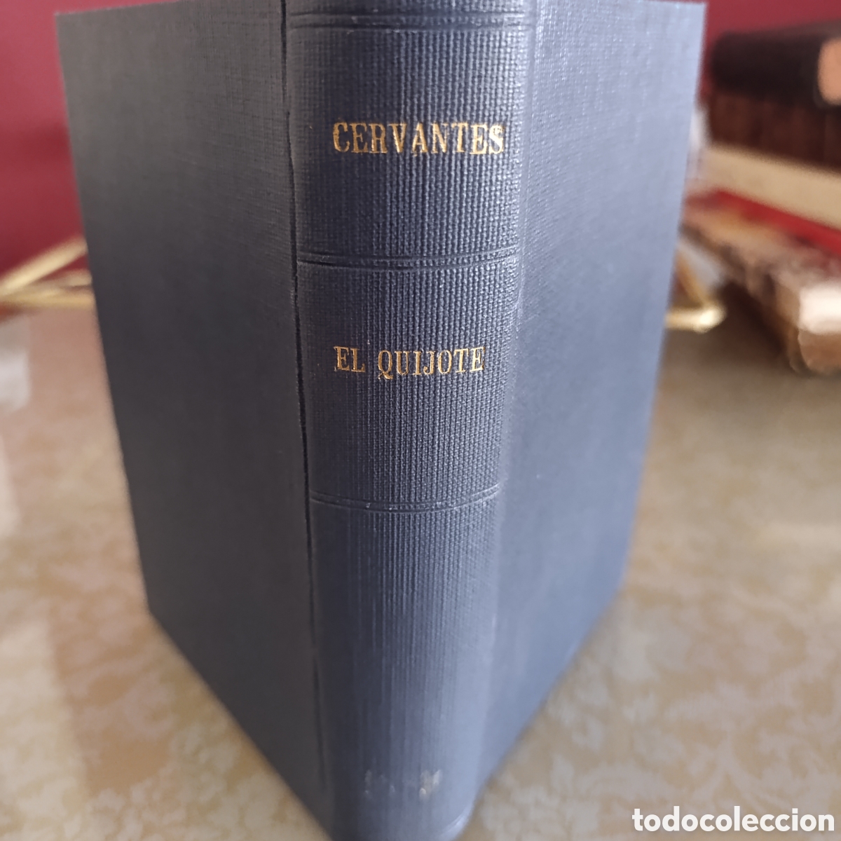 Libros antiguos: Edici&oacute;n antigua de Don Quijote de la Mancha de Miguel de Cervantes.