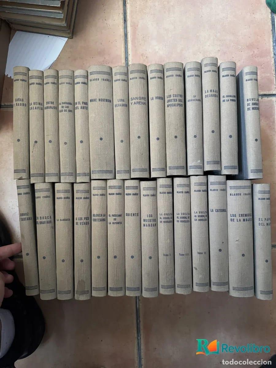 Libros antiguos: Lote obras Vicente Blasco Ib&aacute;&ntilde;ez 28 vol&uacute;menes