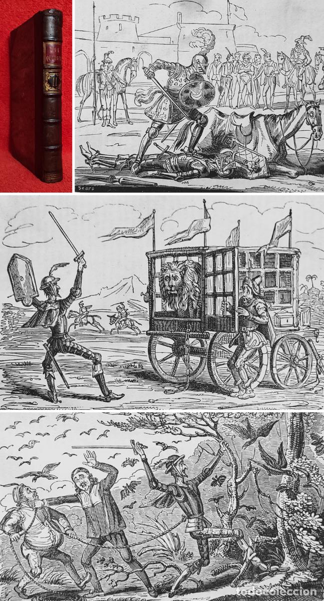 Livros antigos: A&Ntilde;O 1831 - DON QUIJOTE DE LA MANCHA - L&Aacute;MINAS GRABADAS - GRABADOS