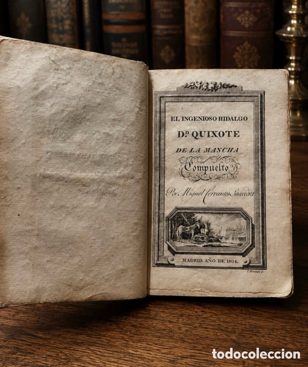 Libros antiguos: Don Quijote de la Mancha 1804 Tomo II Cervantes