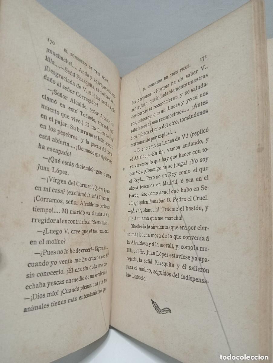 Libros antiguos: EL SOMBRERO DE TRES PICOS. ALARCON - Foto 3