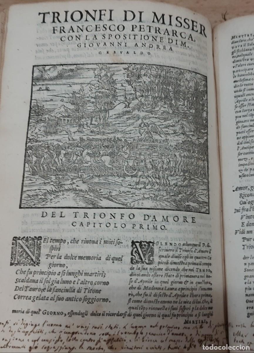 Libros antiguos: Petrarca obra completa