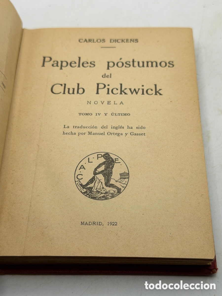 Livros antigos: Antiguo Libro Charles Dickens
