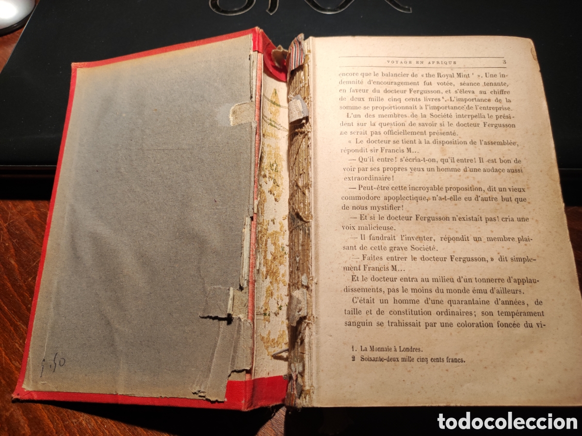 Libros antiguos: Cinco semanas en globo - Foto 4