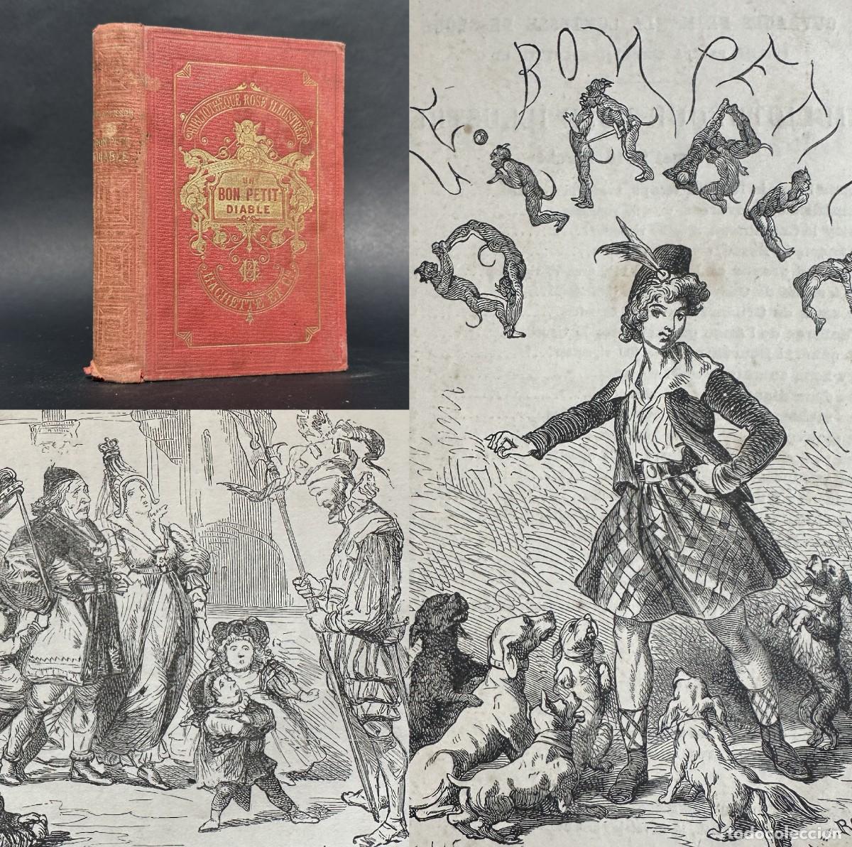 Libri antichi: a&ntilde;o 1886 - UN BUEN PEQUE&Ntilde;O DIABLO - CONDESA DE SEGUR - 100 ILUSTRACIONES - UN BON PETIT DIABLE