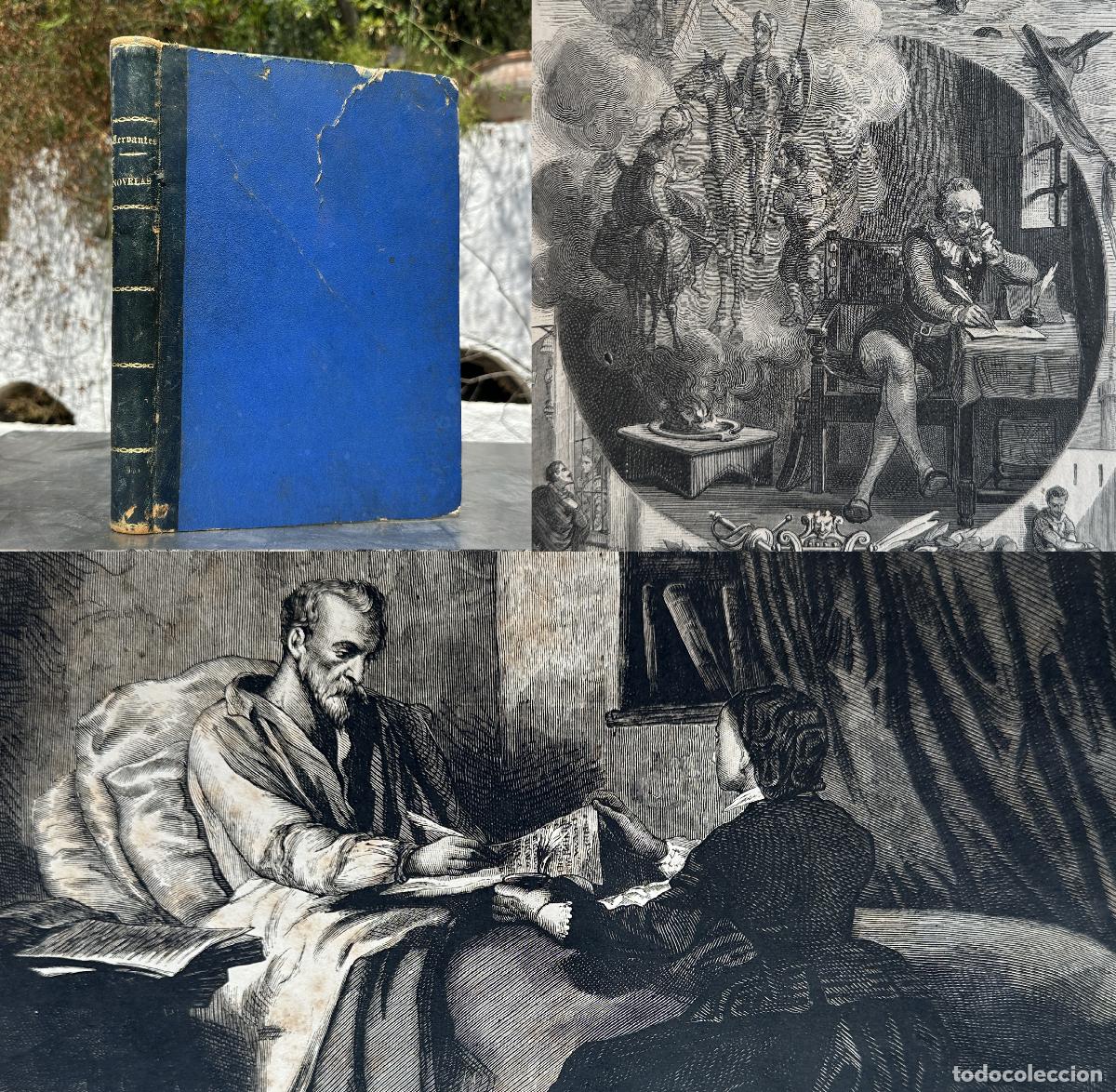 Antiquarische B&uuml;cher: a&ntilde;o 1876 - NOVELAS EJEMPLARES DE MIGUEL DE CERVANTES - RINCONETE Y CORTADILLO - LICENCIADO VIDRIERA