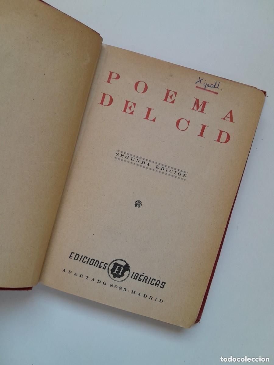 Libros antiguos: POEMA DEL CID (EDICIONES IB&Eacute;RICAS, 1944) - Foto 2