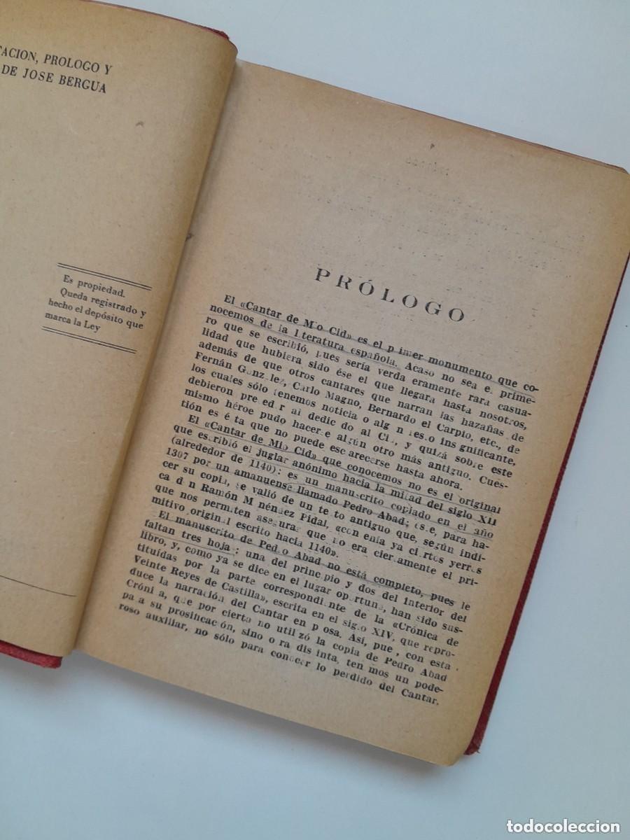 Libros antiguos: POEMA DEL CID (EDICIONES IB&Eacute;RICAS, 1944) - Foto 3