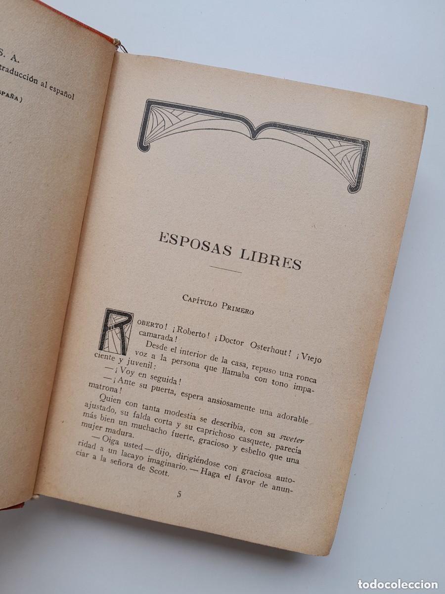 Libros antiguos: ESPOSAS LIBRES - WARNER FABIAN (EDITA, 1927) - Foto 2