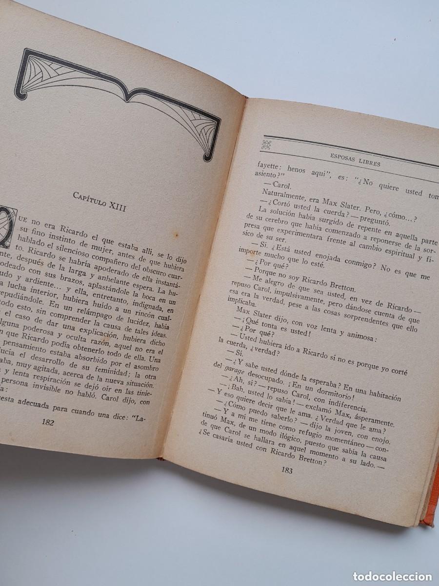 Libros antiguos: ESPOSAS LIBRES - WARNER FABIAN (EDITA, 1927) - Foto 4