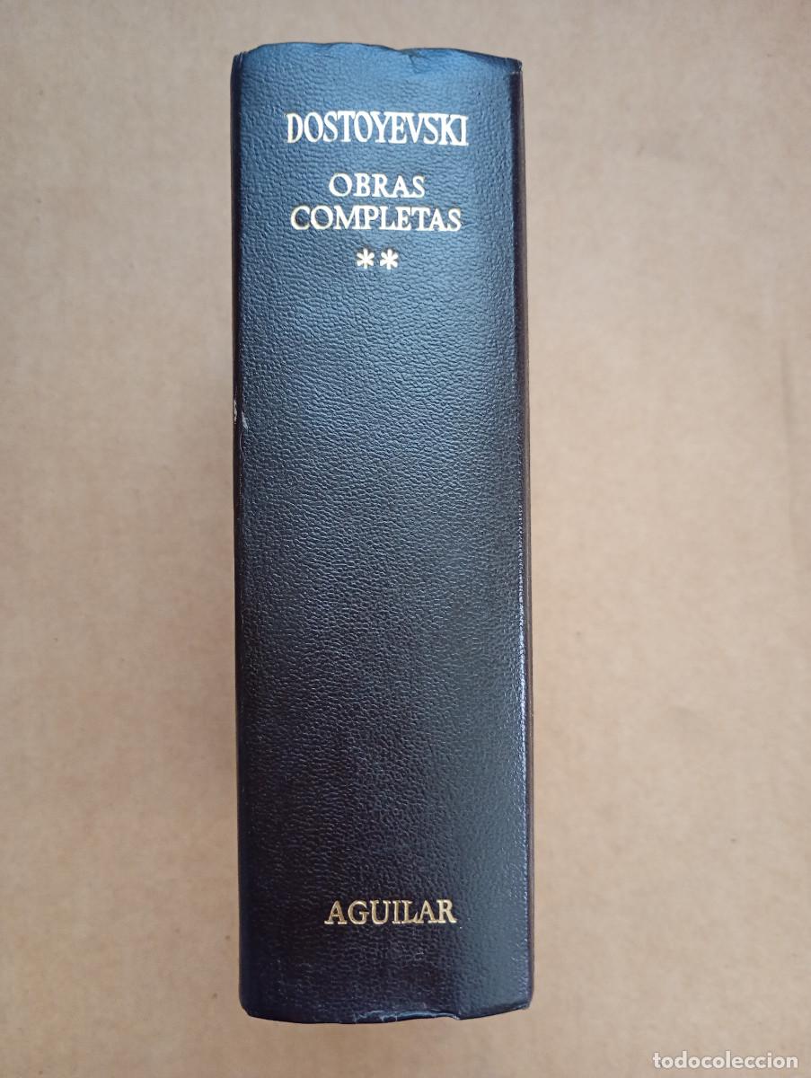 Libros antiguos: DOSTOYEVSKI , OBRAS COMPLETAS - AGUILAR PIEL TOMO II 1866-1876