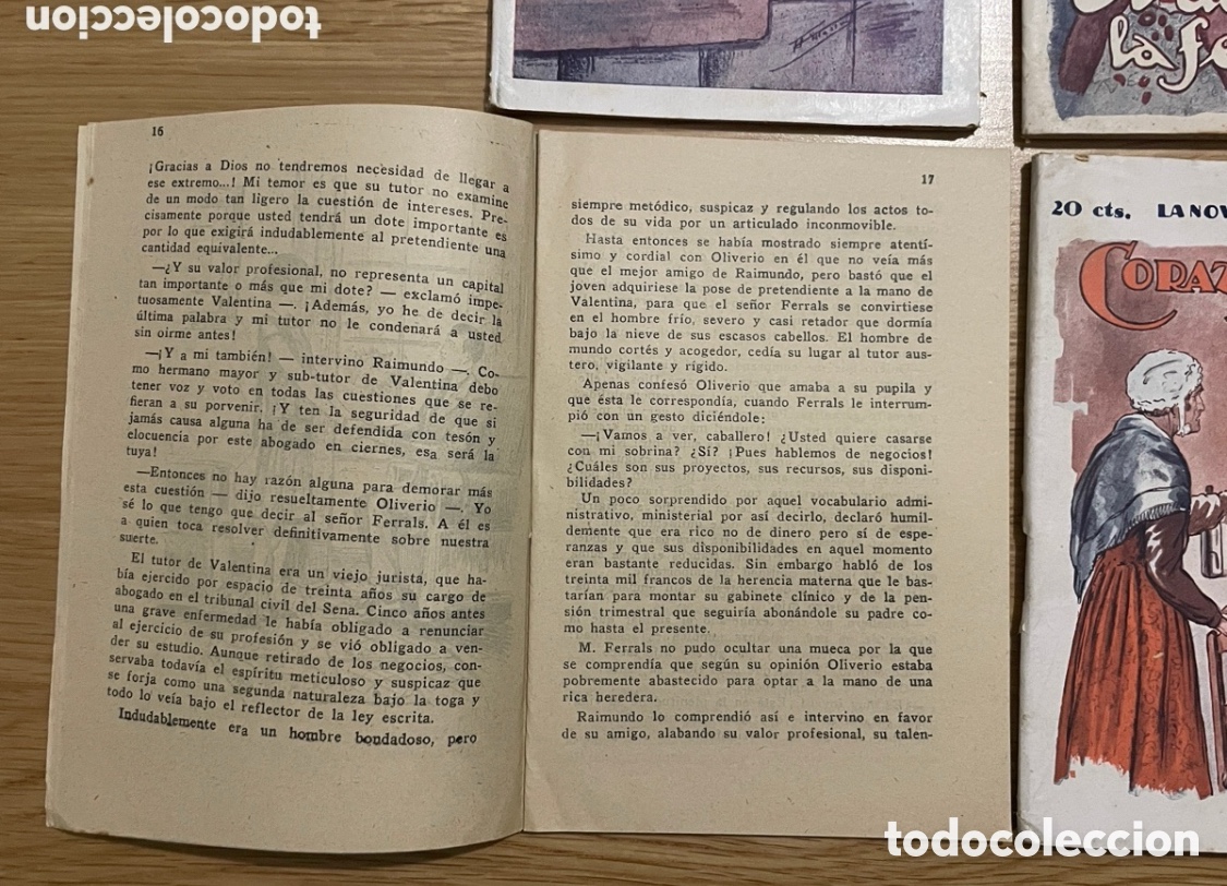Libros antiguos: Cuatro ejemplares de la novela peque&ntilde;a. A&ntilde;o 1927. - Foto 3