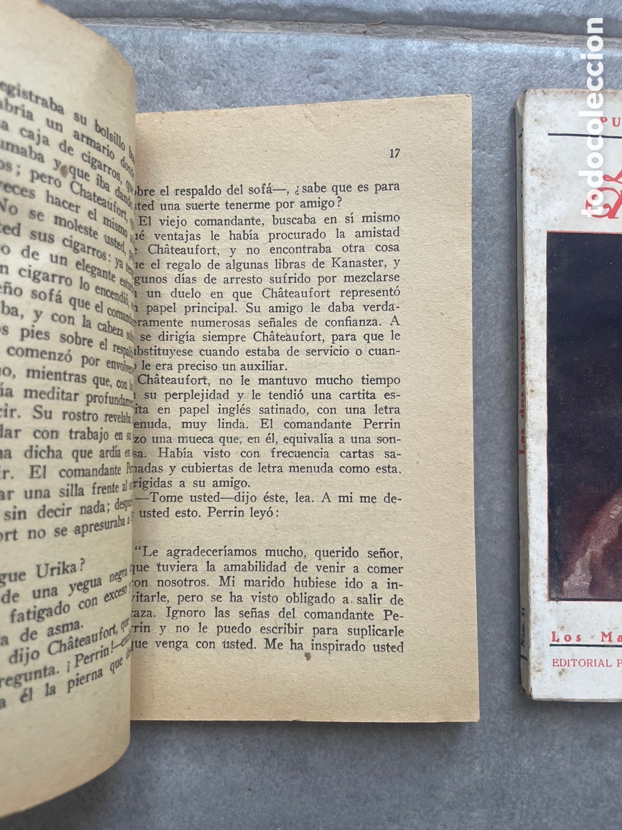 Libros antiguos: Dos ejemplares de: Los maestros de la novela. Merime&eacute; y Musset. - Foto 2
