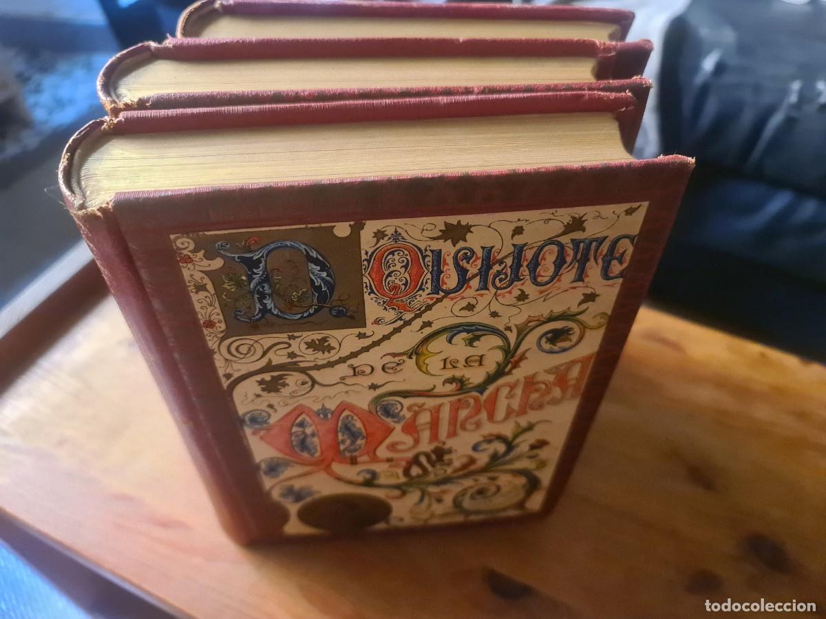 Libros antiguos: Miguel de Cervantes y su obra. Tomo 3. Don Quijote de la Mancha, Tomos 1 y 2. 1910. Edici&oacute;n F. Seix.