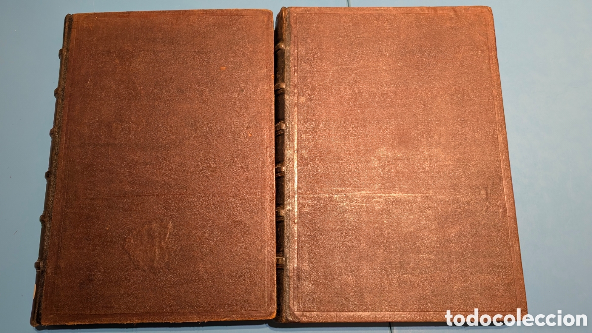 Libros antiguos: DON QUIJOTE DE LA MANCHA (2 Tomos). Ed. Tom&aacute;s Gorchs, Barcelona 1865. GRABADOS y MAPA DESPLEGABLE.