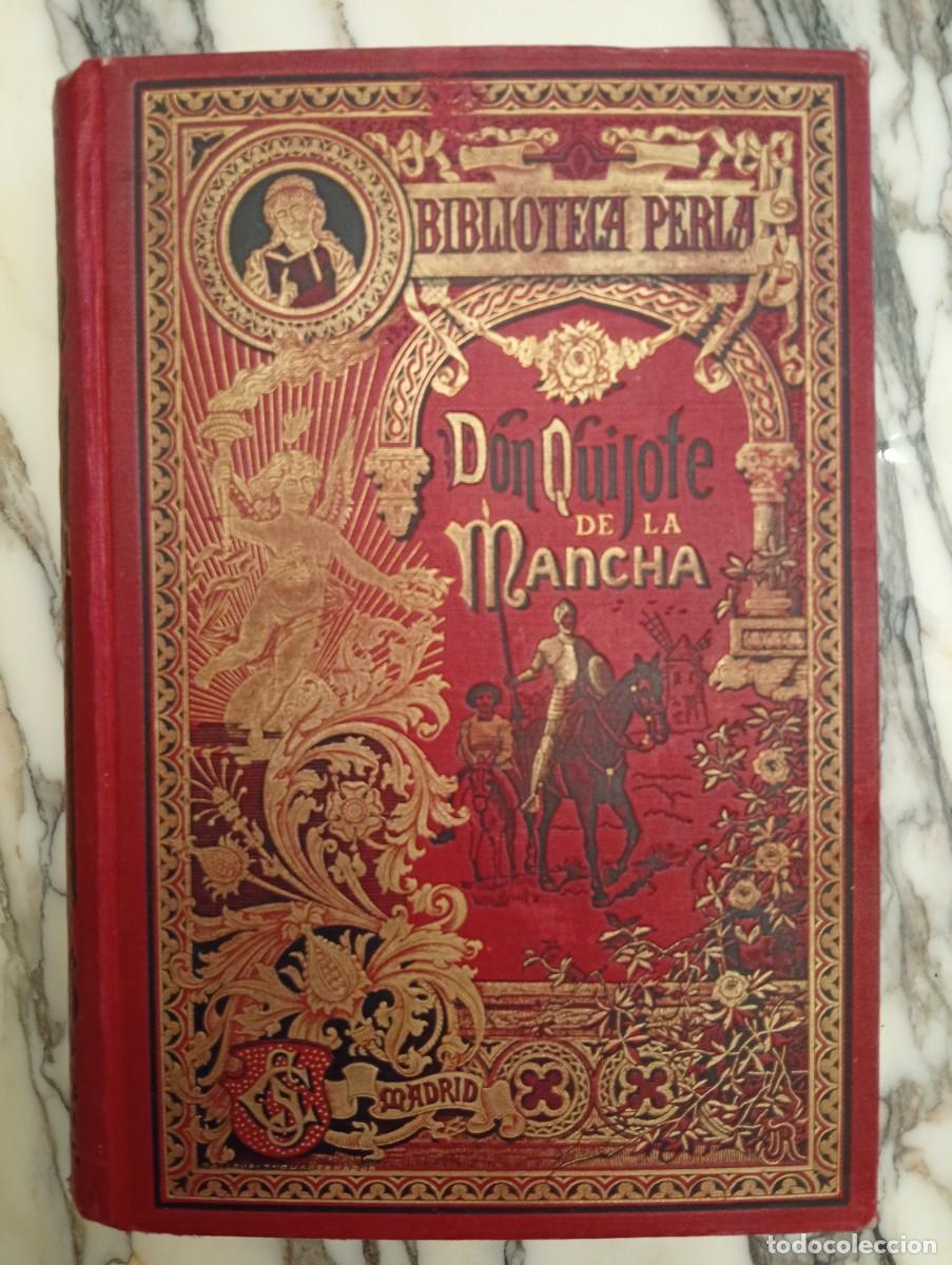 Libros antiguos: Miguel de Cervantes Saavedra. El ingenioso hidalgo Don Quijote de La Mancha. Editorial Calleja