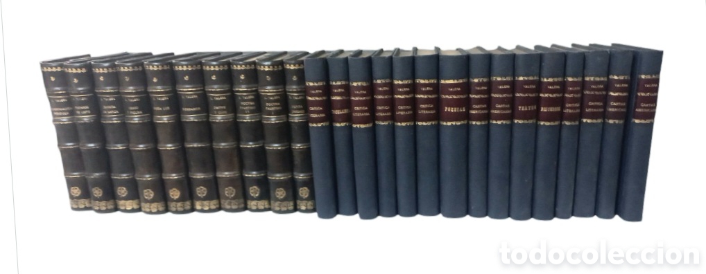 Libros antiguos: LOTE 26 TOMOS OBRAS COMPLETAS JUAN VARELA (1906-1940) EDICI&Oacute;N FAMILIAR CARMEN VARELA