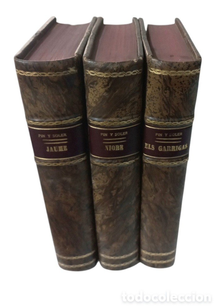 Libros antiguos: TRILOGIA TARRACONENSE (CATAL&Aacute;N) J. PIN Y SOLER (1905) EJEMPLARES DE CORTES&Iacute;A EN PAPEL TINA 25 EJEMPL