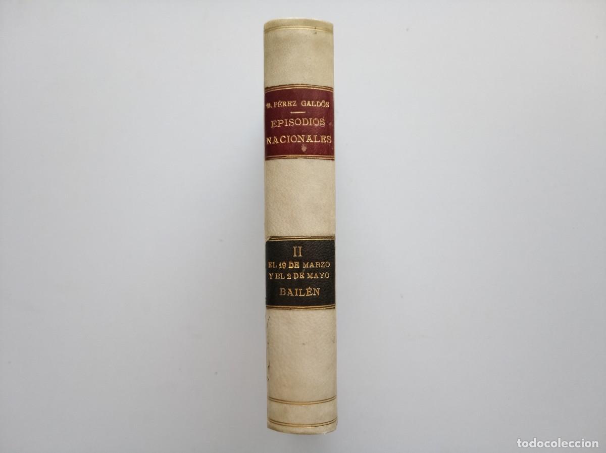 Libros antiguos: LUJOSA EDICI&Oacute;N EN PERGAMINO DE GALD&Oacute;S. DOS OBRAS: EL 19 DE MARZO Y EL 2 DE MAYO. 1922.