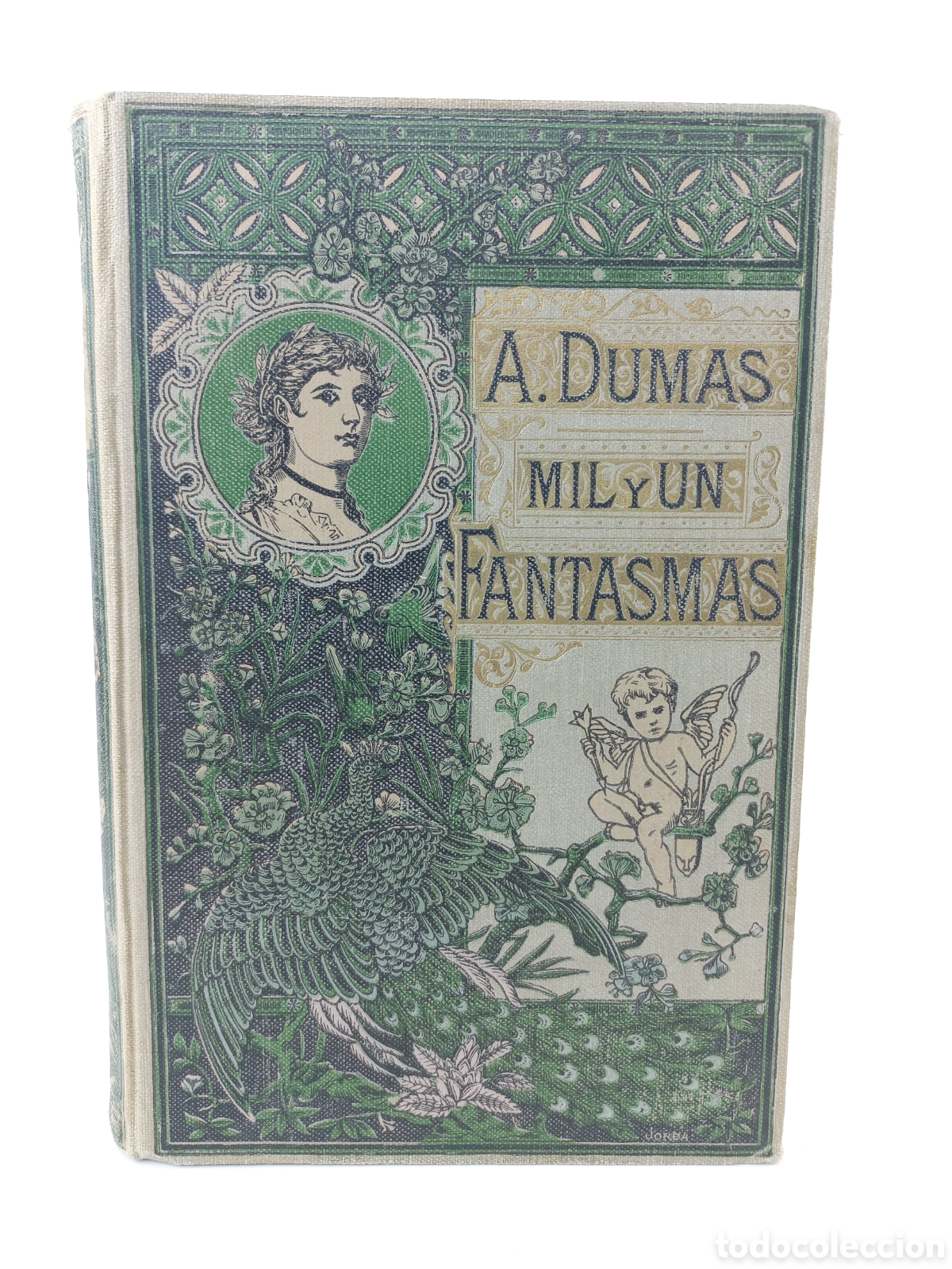 Libros antiguos: Mil y un fantasmas. Alejandro Dumas. Maucci, Biblioteca Arte y Letras. Ilustrado. Xumetra. Terror.