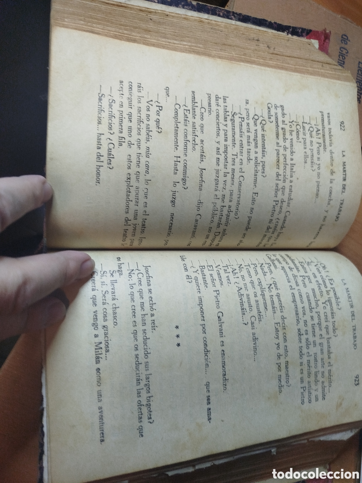 Libros antiguos: La m&aacute;rtir del trabajo. Libro gordo - Foto 6